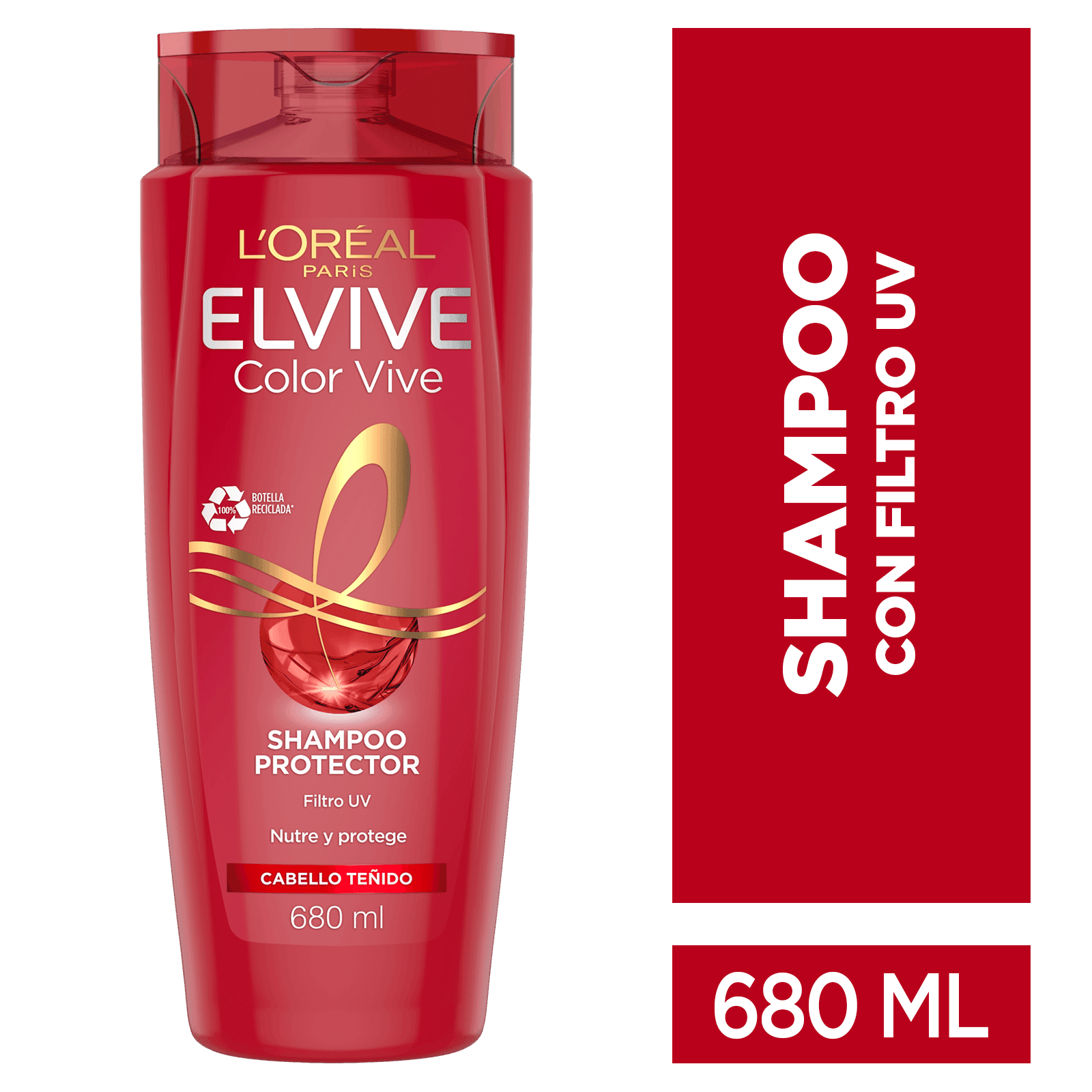 L'Oréal Elvive Color-Vive Low Champú Cabellos Teñidos 400ml