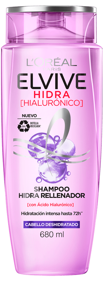 Hidra Hialurónico Champú Hidratante, 380 ml - elvive