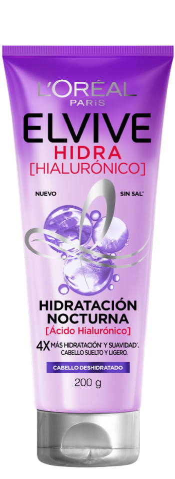 Tratamiento Elvive Pure Ácido Hialurónico Sin Sal x 370 ml
